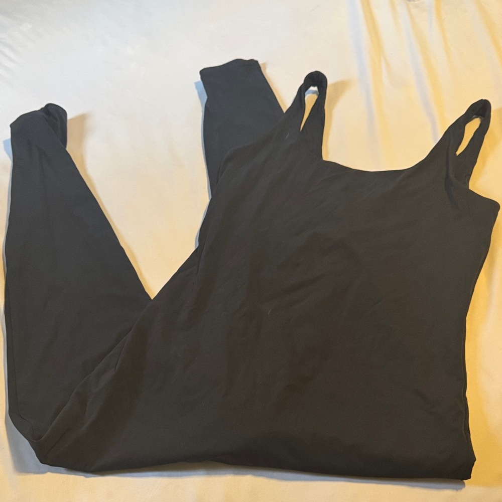 Black Sleeveless Jumpsuit